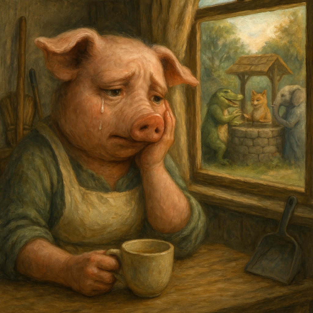 うわさされ悲しむ人