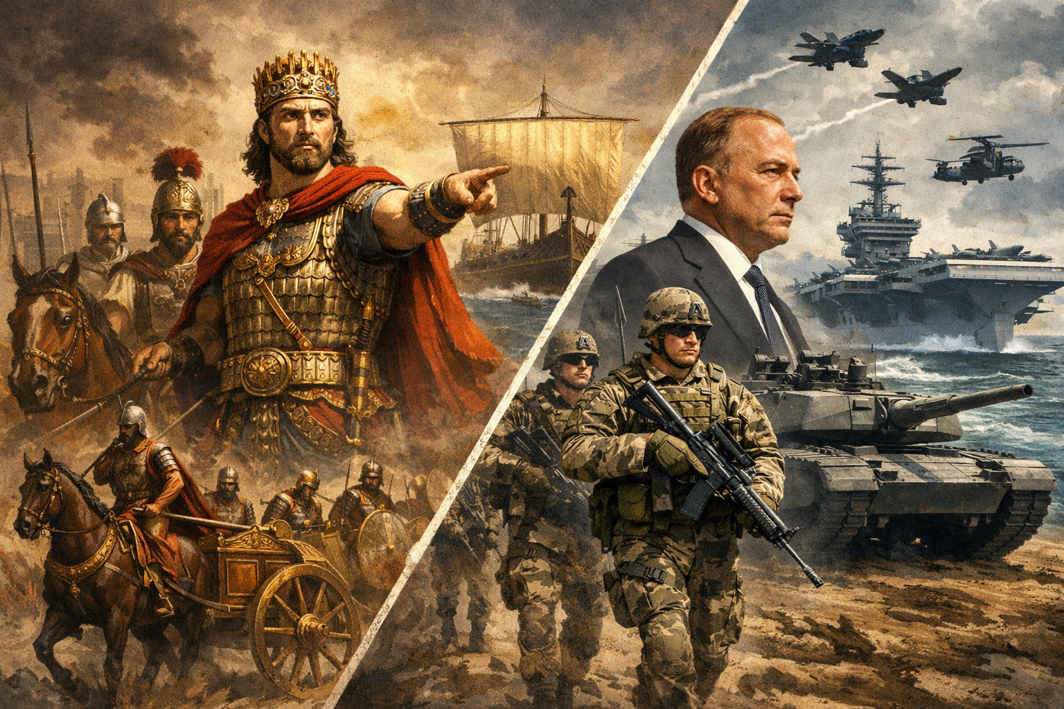 北の王のイメージイラスト（対比）