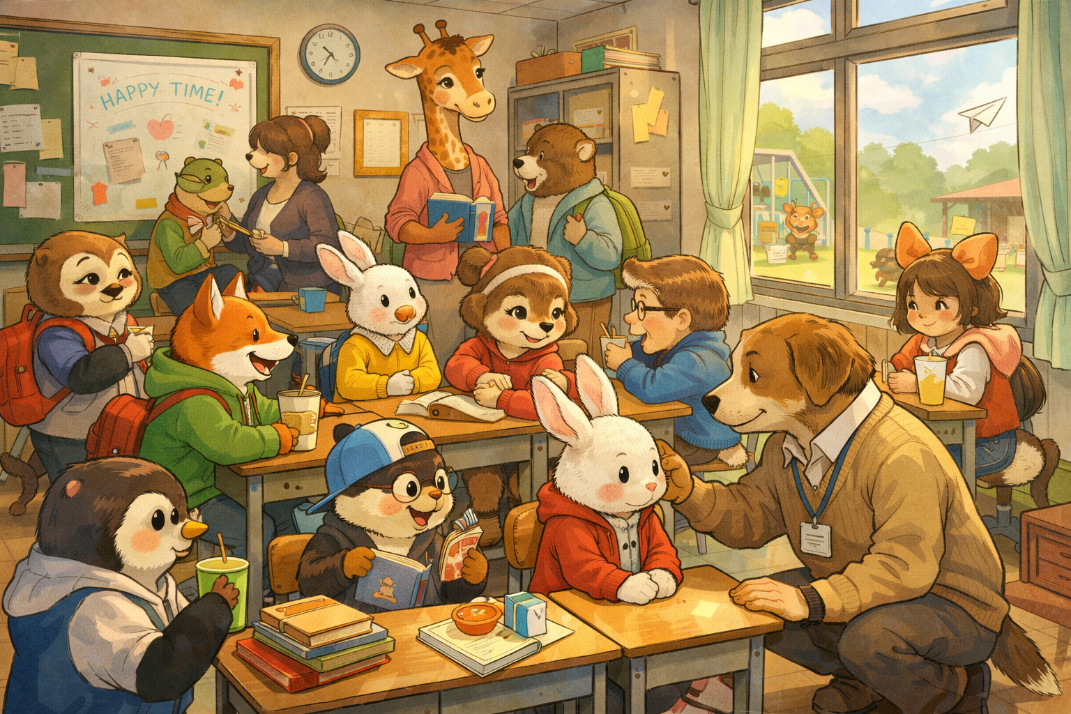 理想的な教室の風景